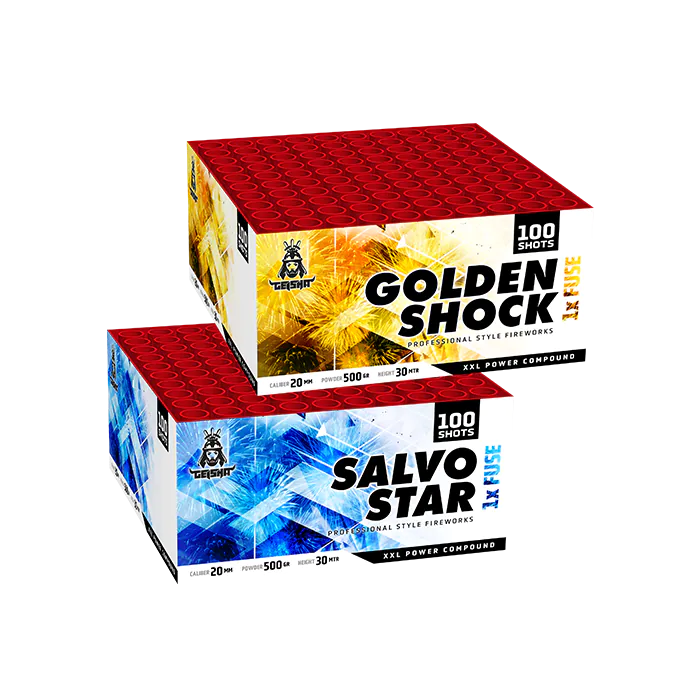GOLDEN SHOCK & SALVO STAR FLOWERBEDS